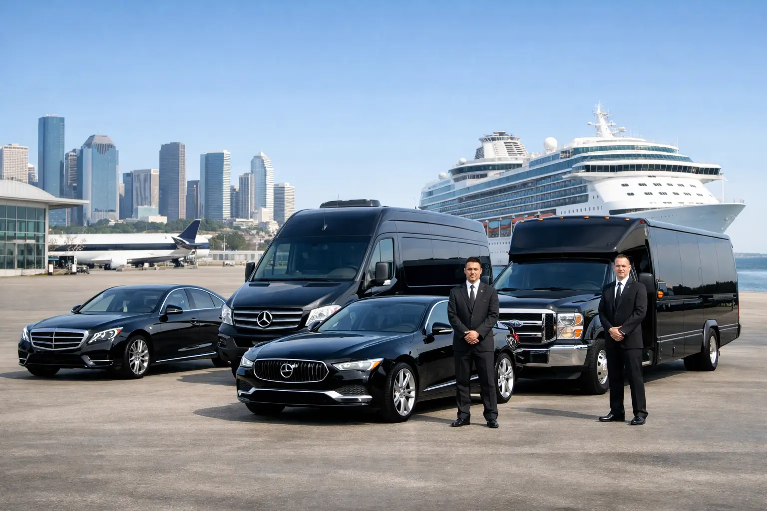 Houston to Galveston Cruise Transportation and Private Transfers