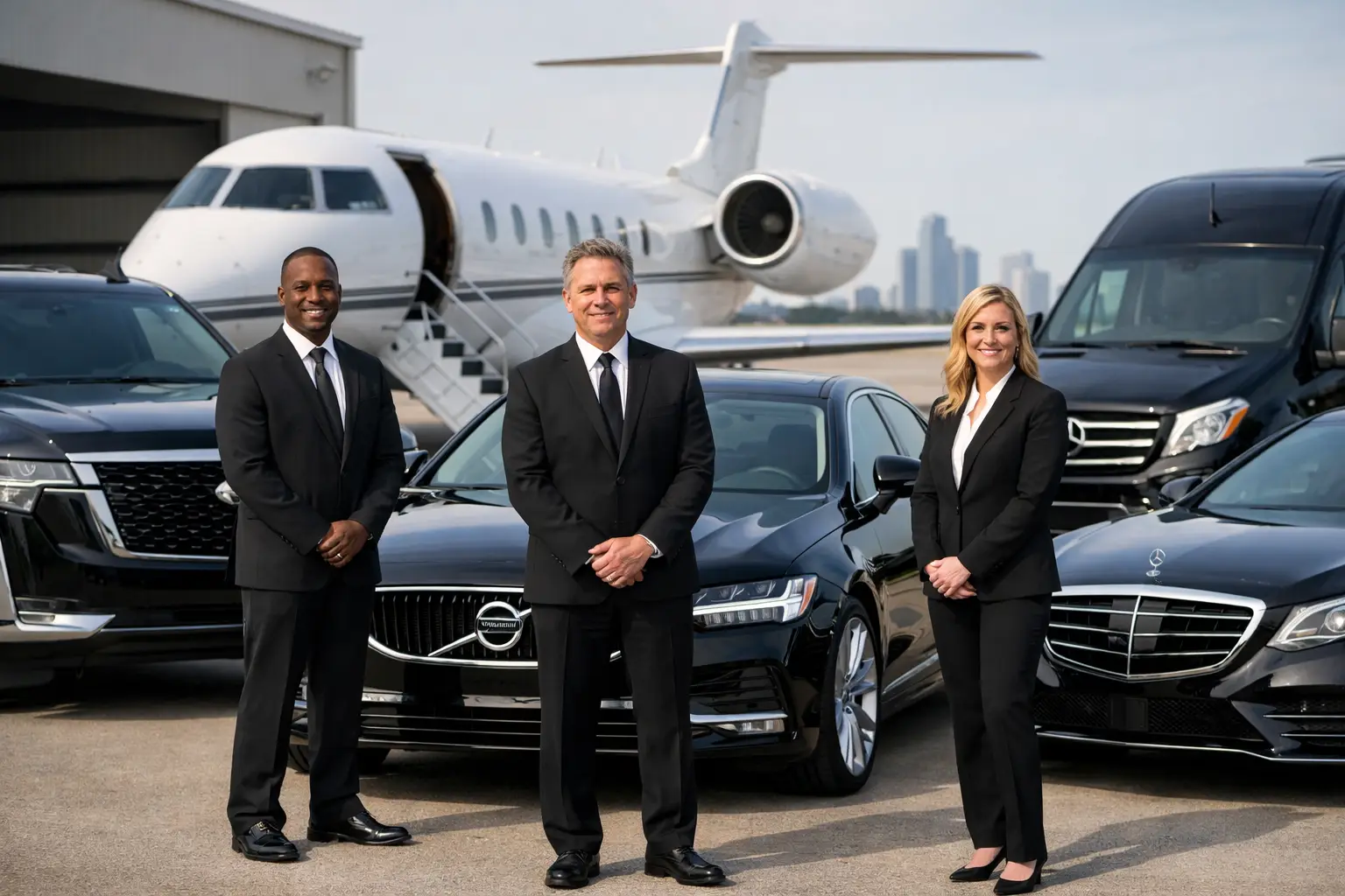 Private Aviation FBO Chauffeur Service Houston